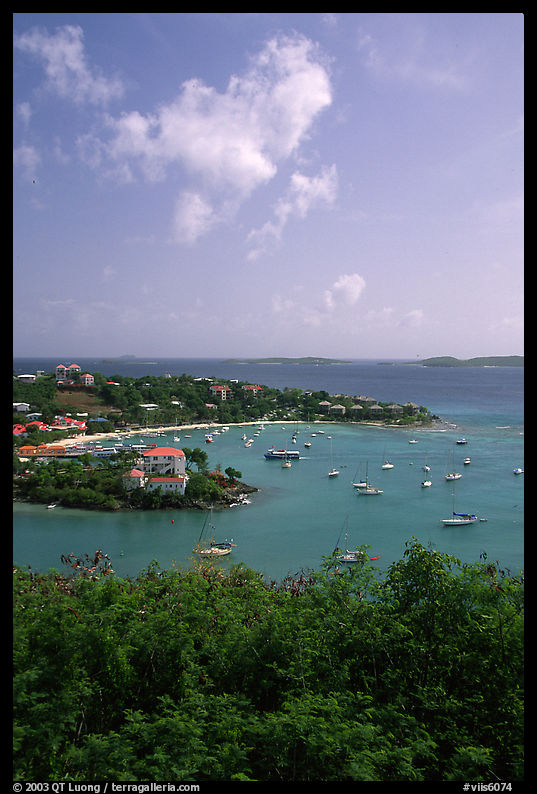 Cruz Bay harbor. Virgin Islands National Park