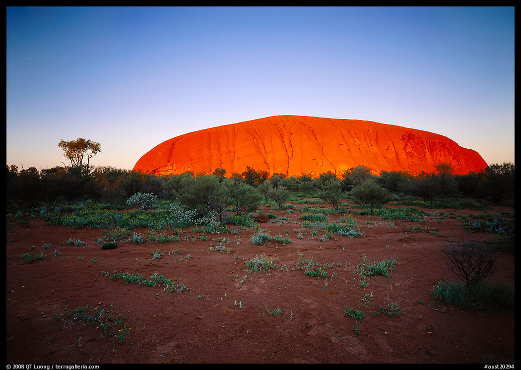 Sunrise, Ayers Rock. Australia