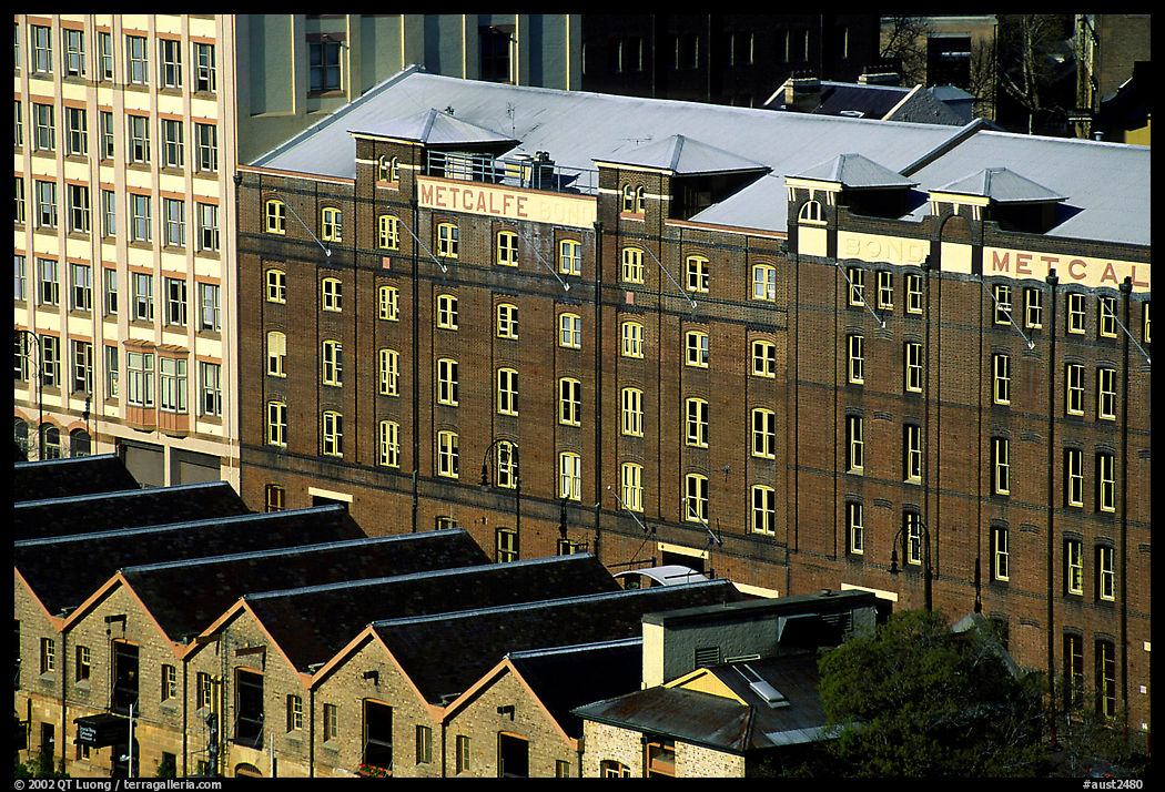Colonial-era buildings of the Rocks. Sydney, New South Wales, Australia