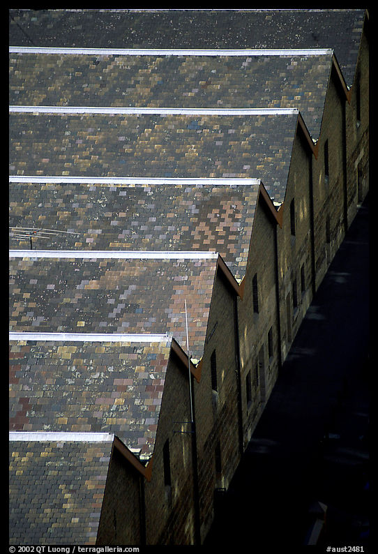 Colonial-era buildings of the Rocks. Sydney, New South Wales, Australia