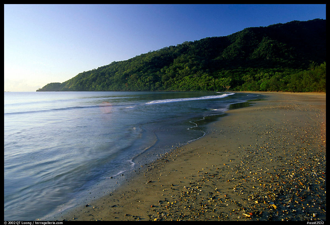 Beach near Cape Tribulation. Queensland, Australia