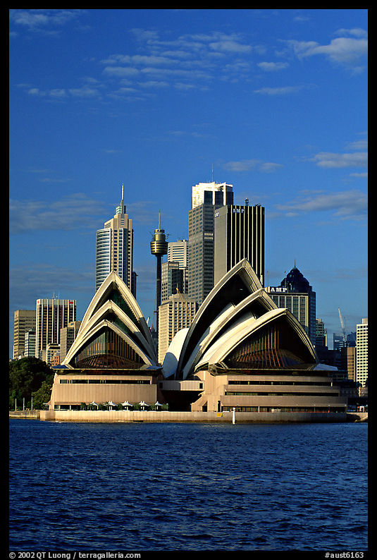 Opera House and skyline. Sydney, New South Wales, Australia