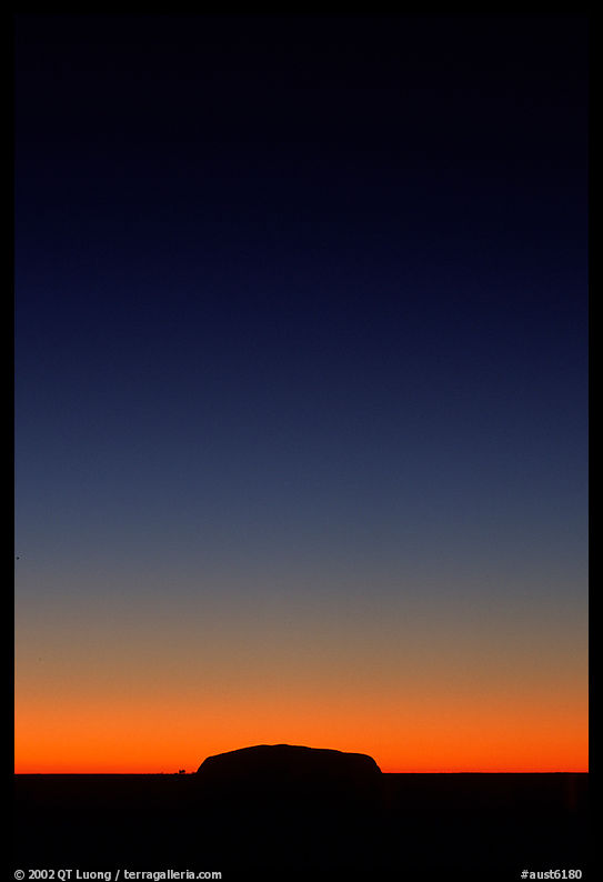 Dawn on Ayers Rock. Uluru-Kata Tjuta National Park, Northern Territories, Australia