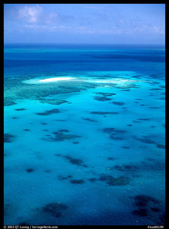 Turquoise waters. The Great Barrier Reef, Queensland, Australia