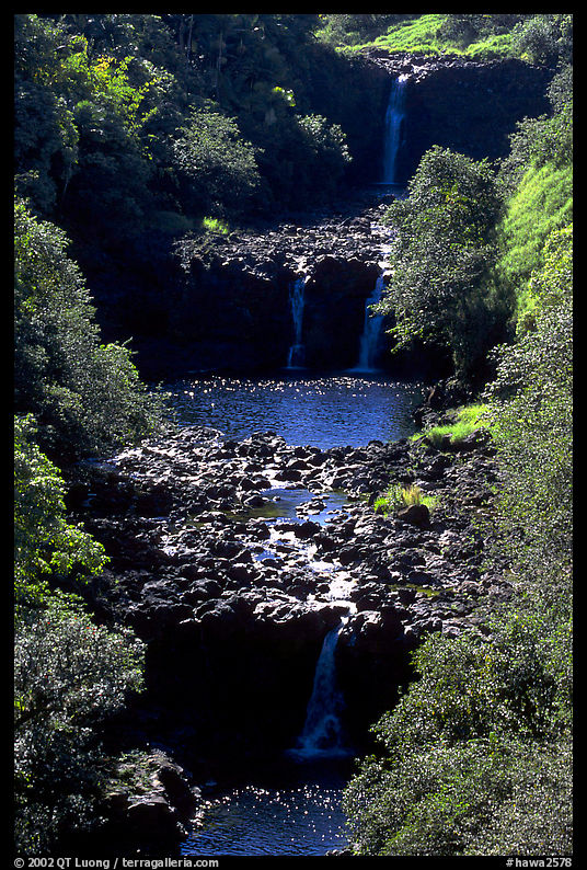 Umauma Falls. Big Island, Hawaii, USA
