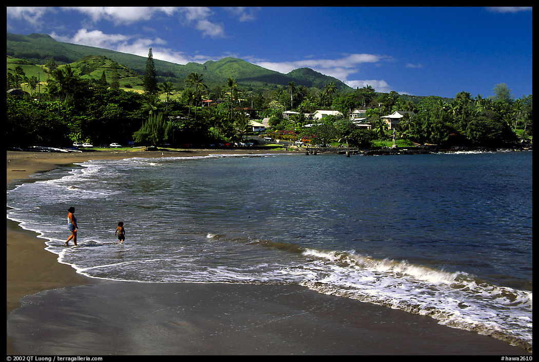 The beach of Hana. Maui, Hawaii, USA