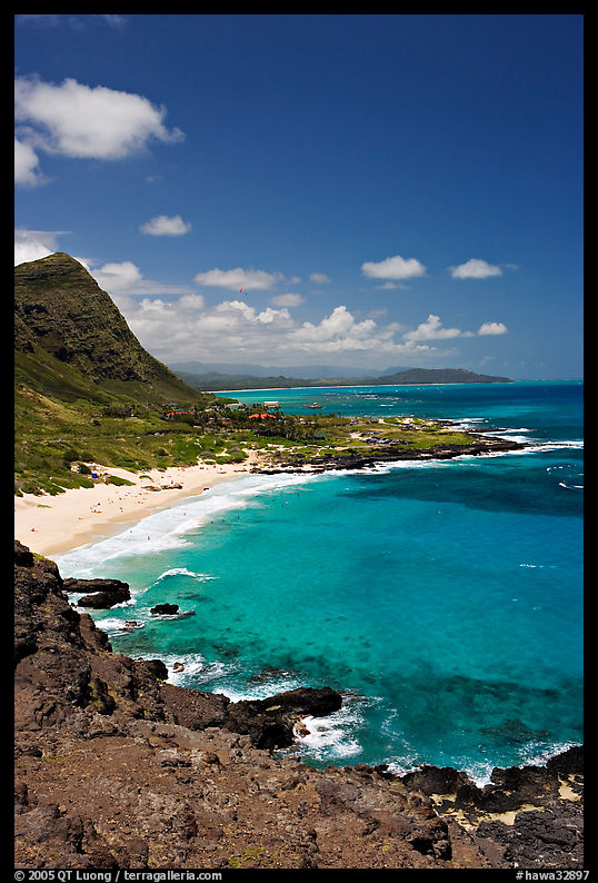 Makapuu Beach and bay. Oahu island, Hawaii, USA