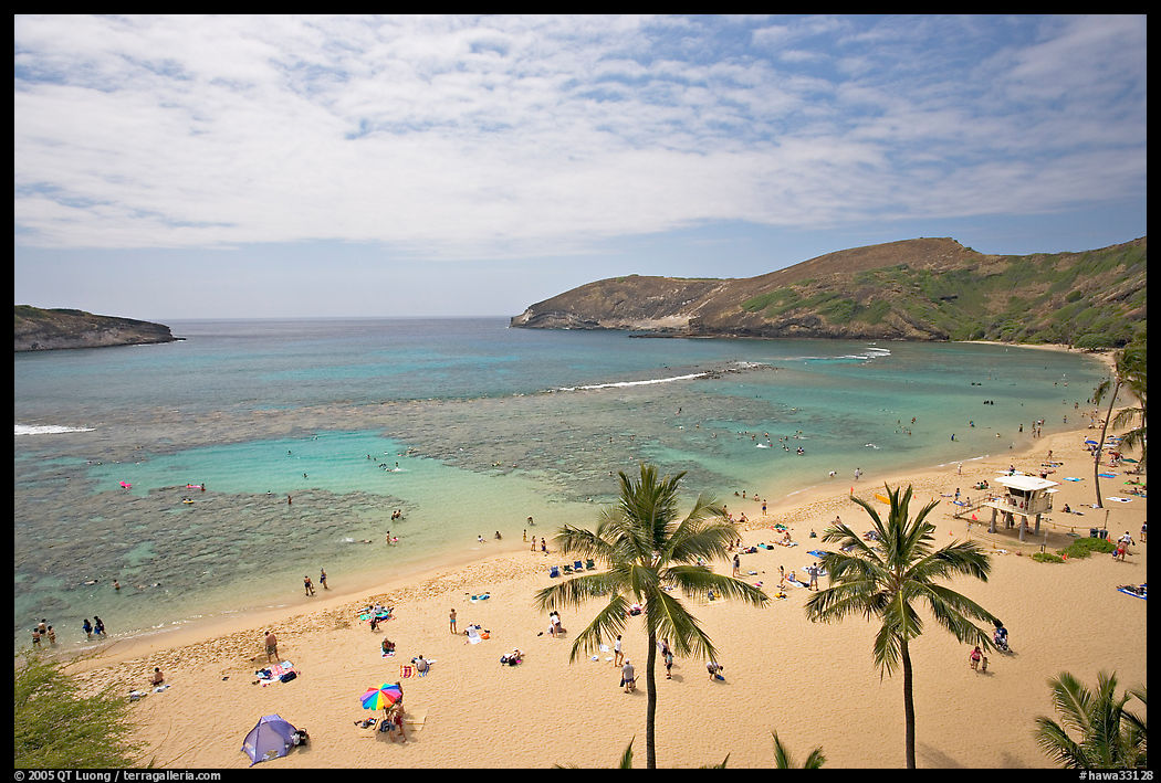 Hanauma Bay and beach. Oahu island, Hawaii, USA
