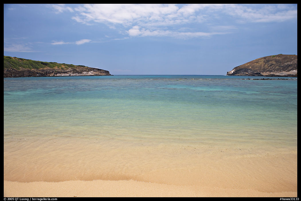 Deserted Hanauma Bay. Oahu island, Hawaii, USA