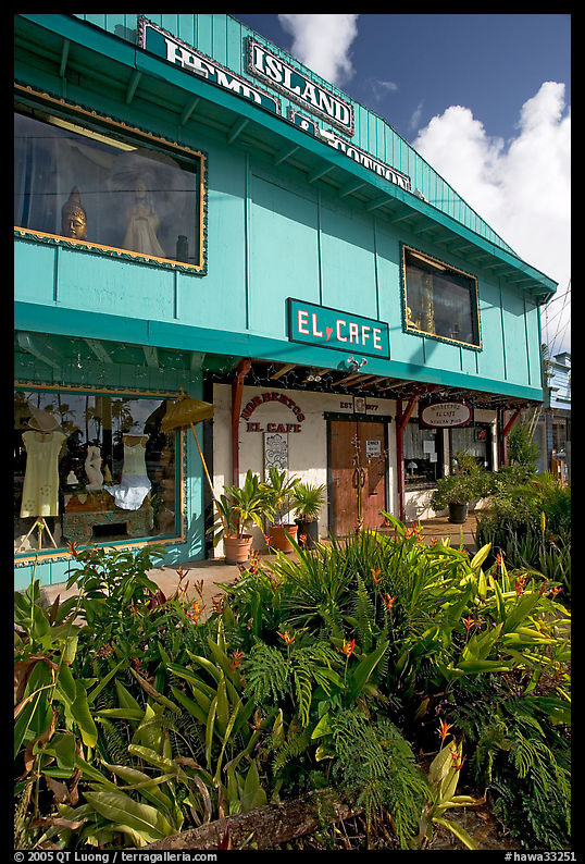 Island Hemp and Cotton store in Kapaa. Kauai island, Hawaii, USA