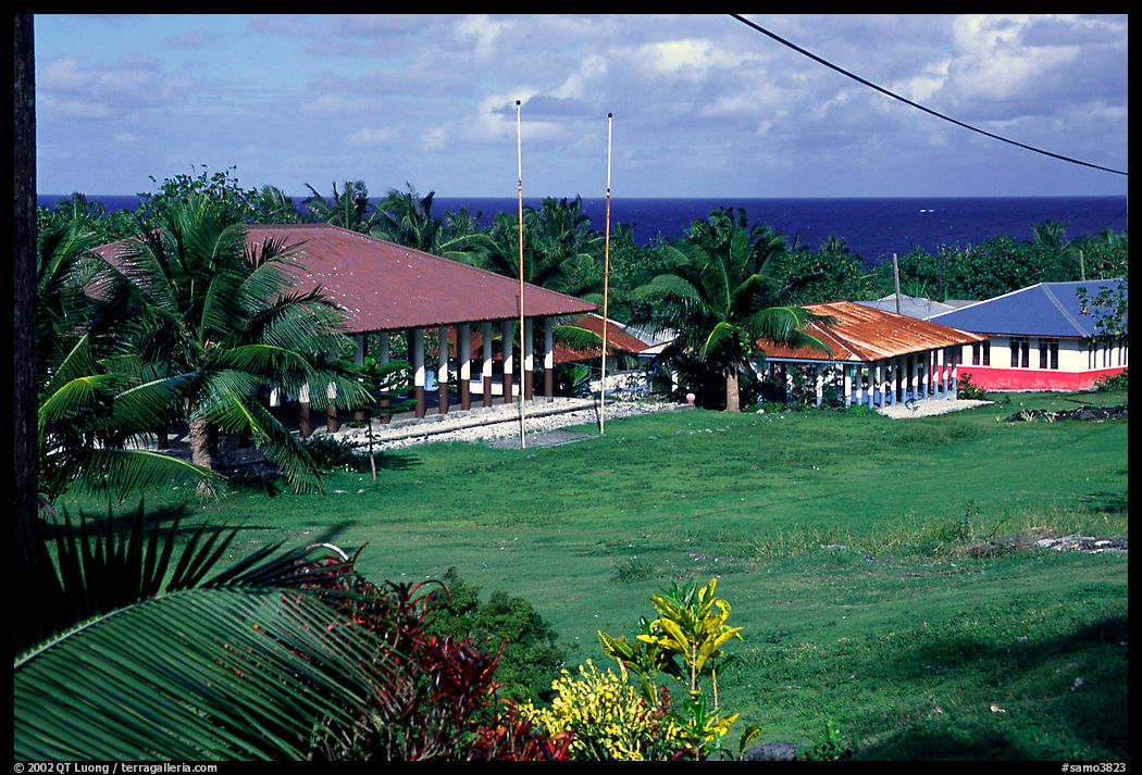 Village of Fitiuta. American Samoa