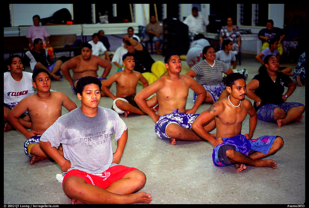 Ava ceremony, Aua. Tutuila, American Samoa