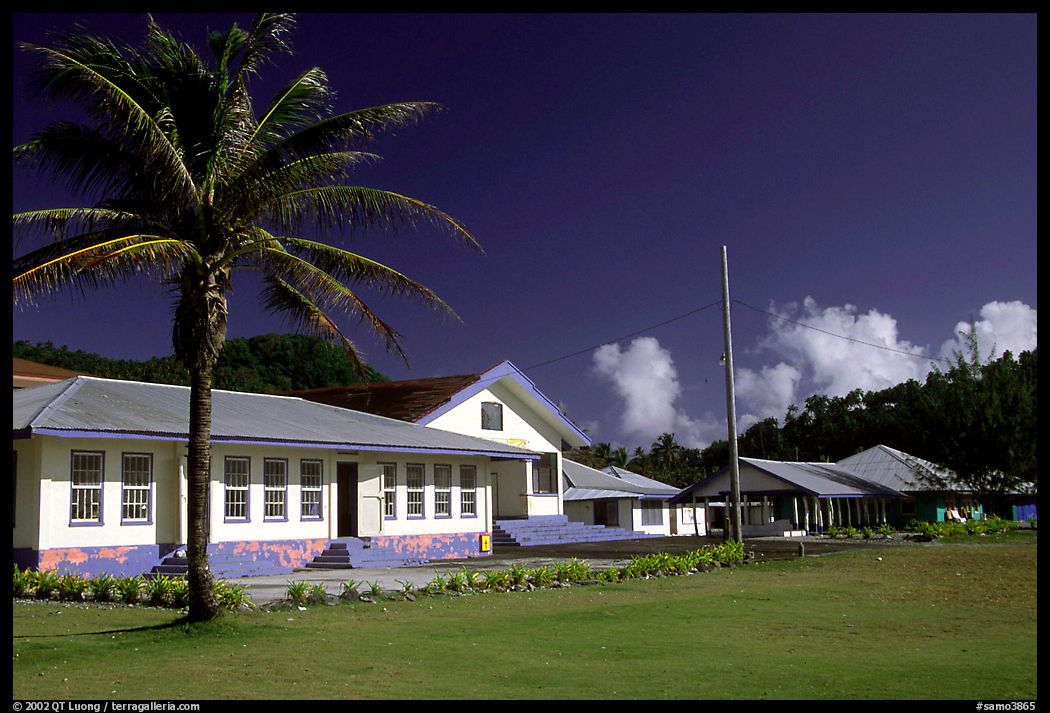 Village of Tula. Tutuila, American Samoa
