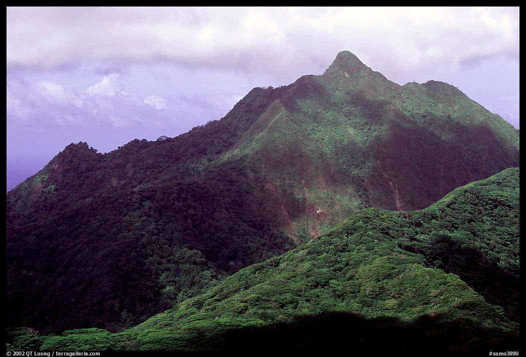 Matafao Peak. Pago Pago, Tutuila, American Samoa