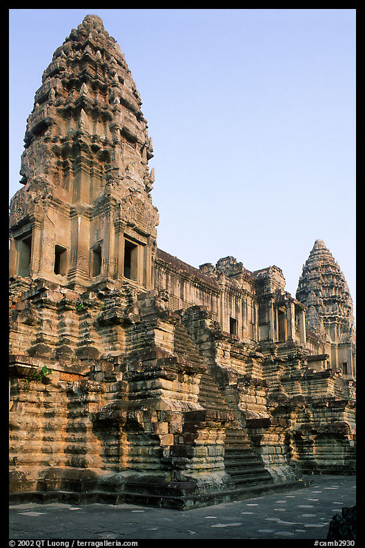 Inner towers of Angkor Wat. Angkor, Cambodia