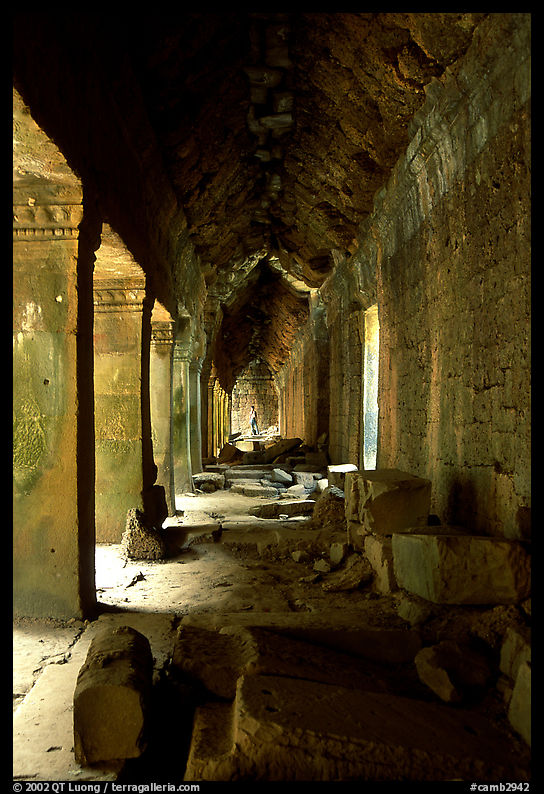 Ruins in Ta Prom. Angkor, Cambodia