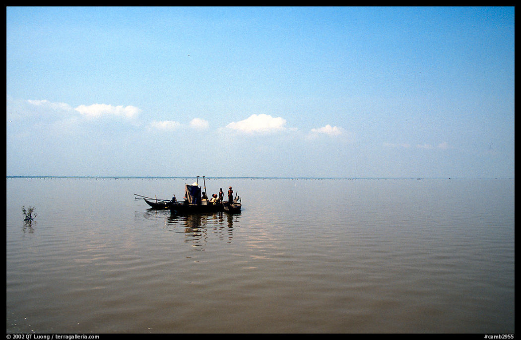 The immensity of the Tonle Sap. Cambodia