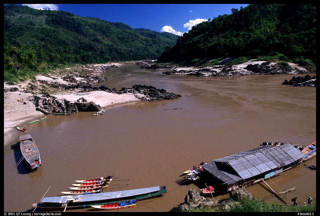 Pakbeng. Mekong river, Laos