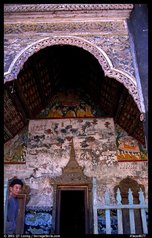 The Wat of Ban Xan Hai. Laos