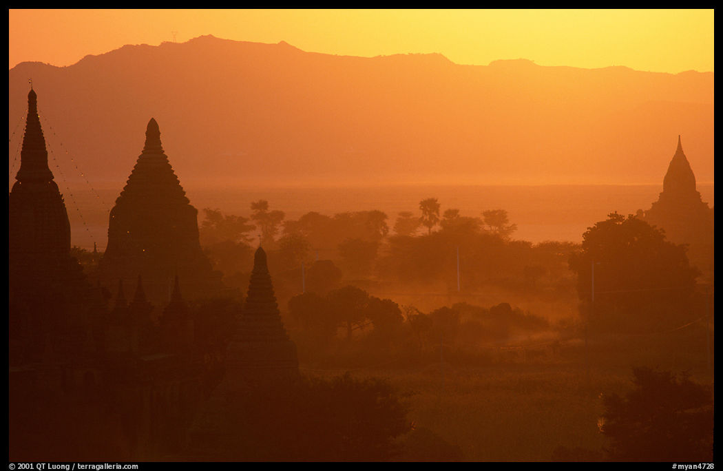 Sunset from Shwesandaw. Bagan, Myanmar