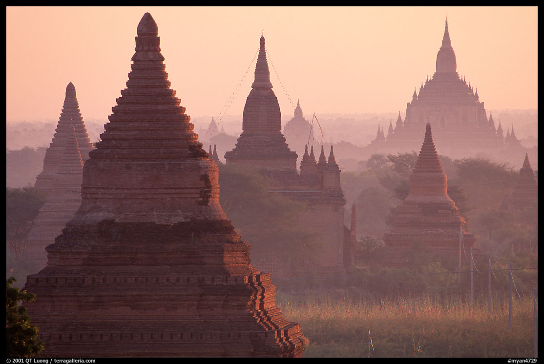 View from Mingalazedi. Bagan, Myanmar