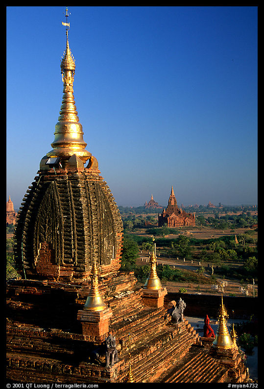 View from Dhammayazika. Bagan, Myanmar