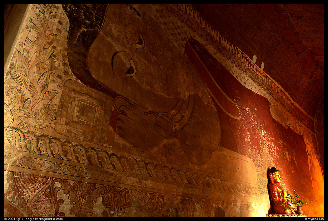 Fresco. Bagan, Myanmar