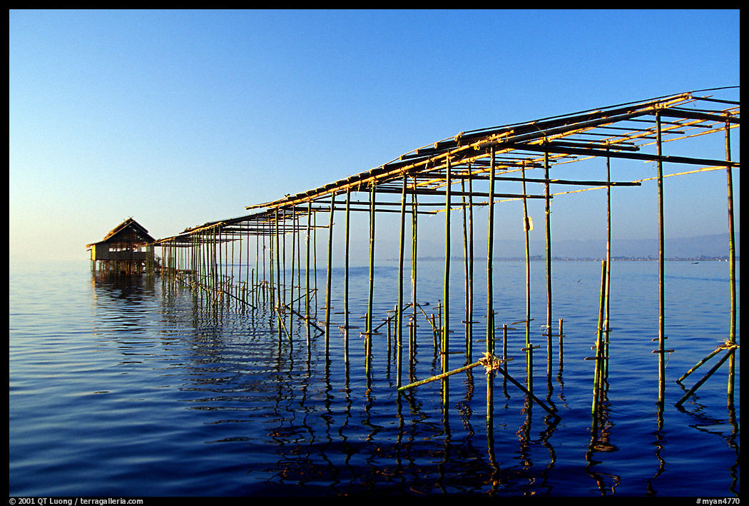 Stilts huts. Inle Lake, Myanmar