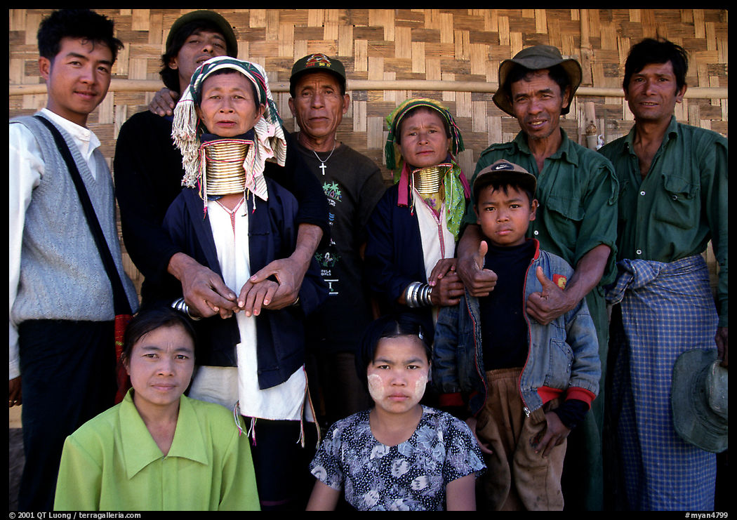 Padaung people, Kalaw. Shan state, Myanmar