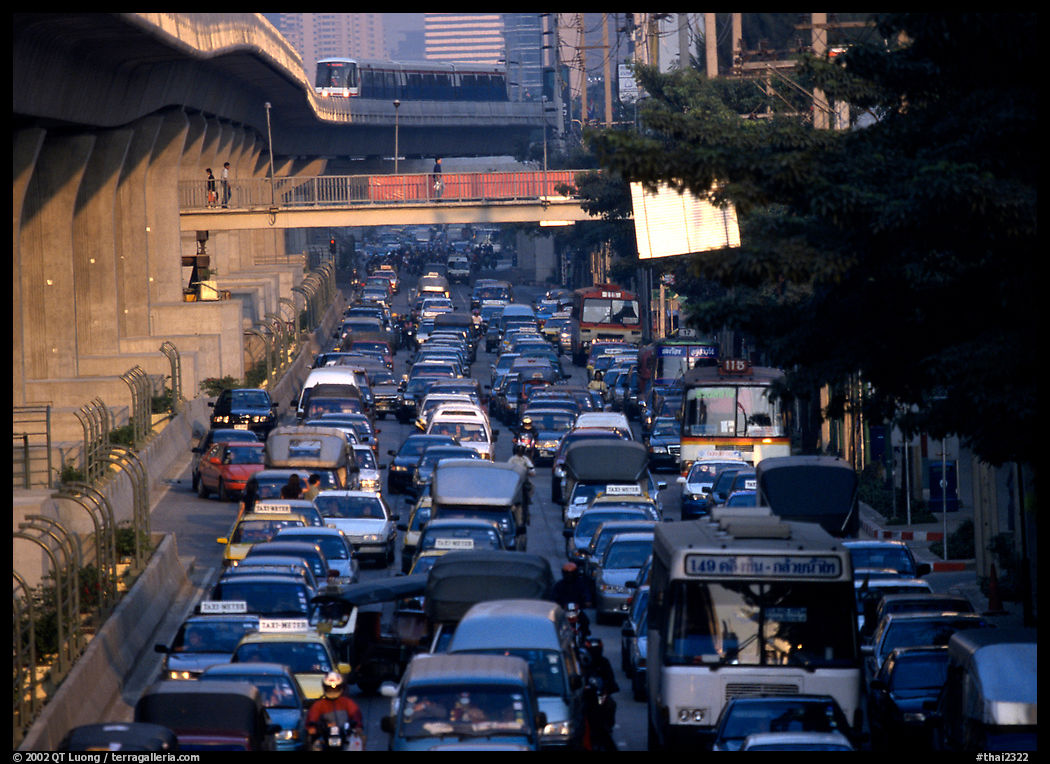 Rush hour. Bangkok, Thailand