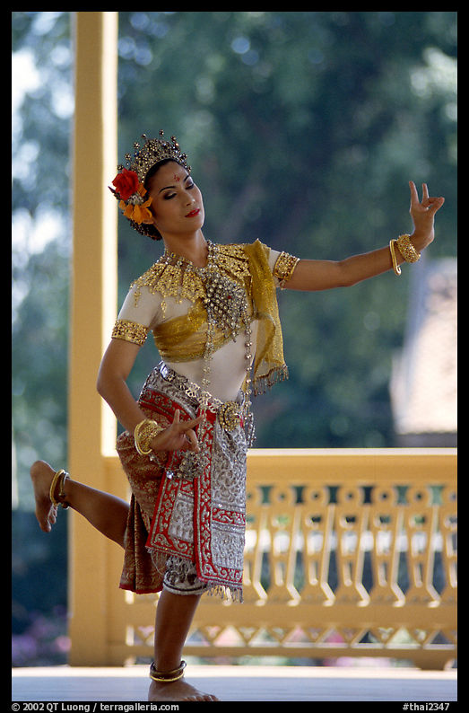 Traditional dancer. Bangkok, Thailand