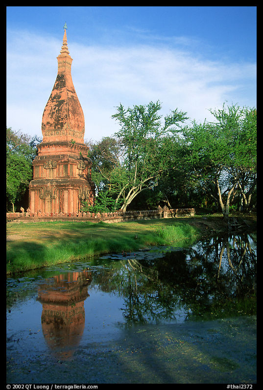 Thai rural temple architecture of the north. Muang Boran, Thailand