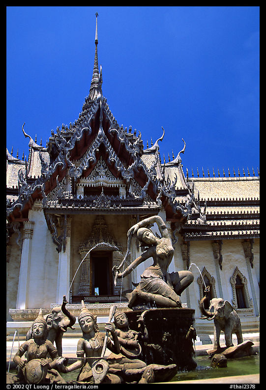 Ayuthaya-style temple. Muang Boran, Thailand