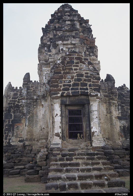 Prang Sam Yot, classic Khmer-Lopburi style hindu temple turned buddhist. Lopburi, Thailand
