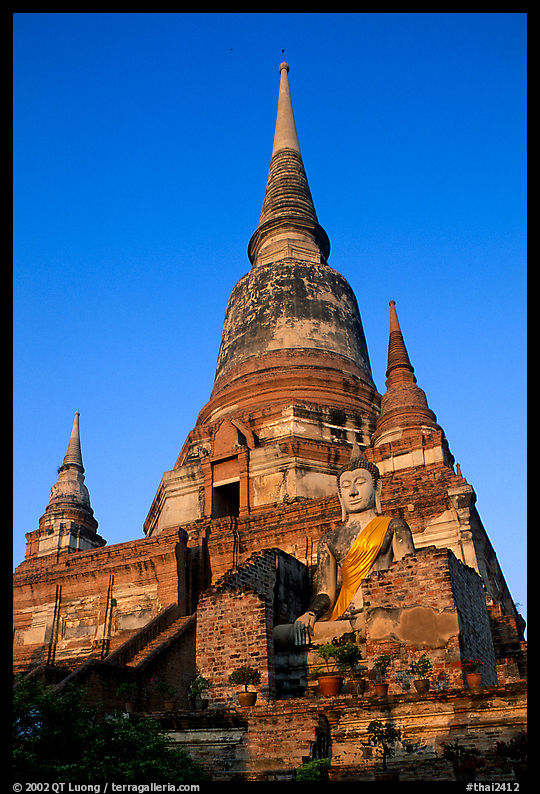 Wat Chai Mongkon. Ayuthaya, Thailand
