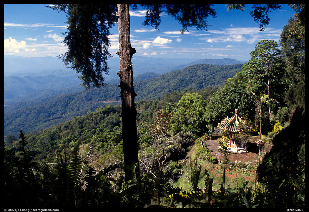 Hills in the outskirts of the city. Chiang Mai area, Thailand
