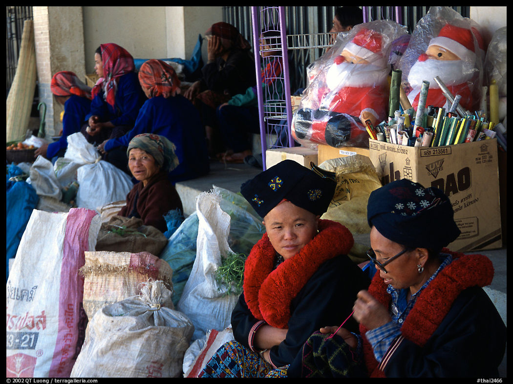 Tribeswomen. Chiang Rai, Thailand