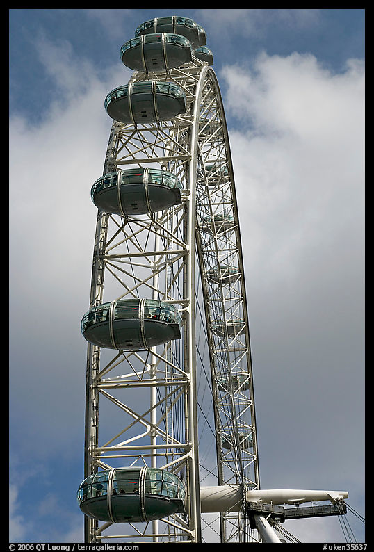 Capsules of the Millennium Wheel. London, England, United Kingdom