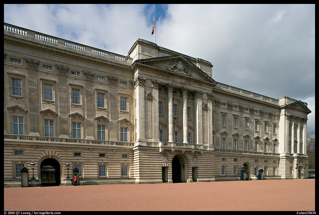 Buckingham Palace, morning. London, England, United Kingdom