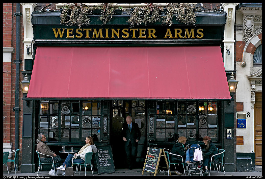 Famous pub Westmister Arms. London, England, United Kingdom