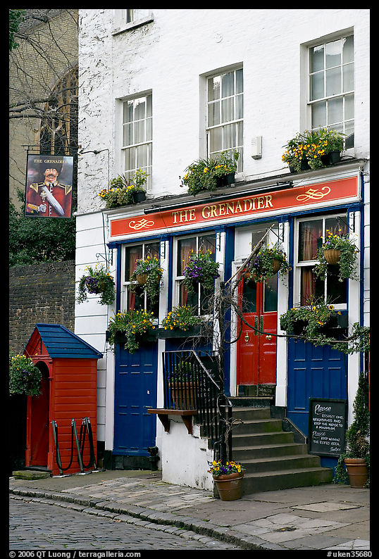 Pub the Grenadier. London, England, United Kingdom