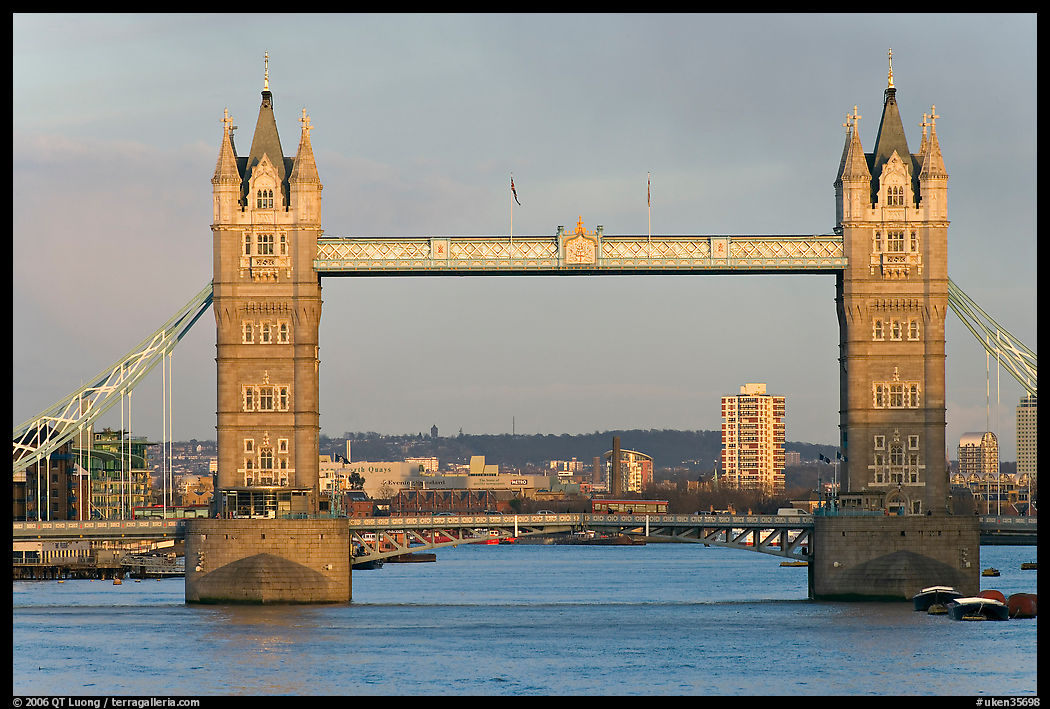 Tower Bridge, late afternoon. London, England, United Kingdom