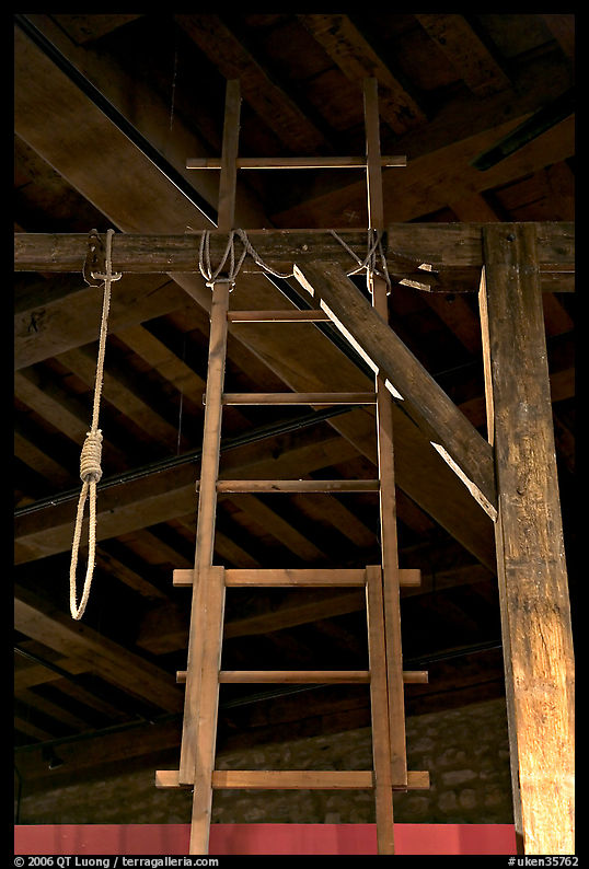 Gallows in the White House, Tower of London. London, England, United Kingdom