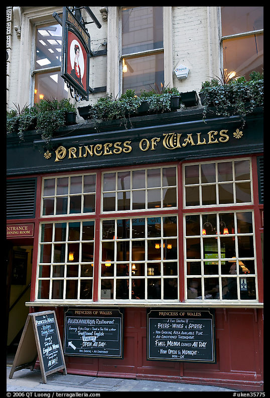 Pub the Princess of Wales. London, England, United Kingdom