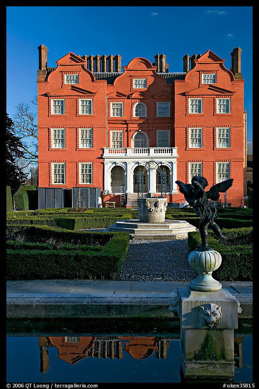 Kew Palace, the smallest of the royal palaces. Kew Royal Botanical Gardens,  London, England, United Kingdom