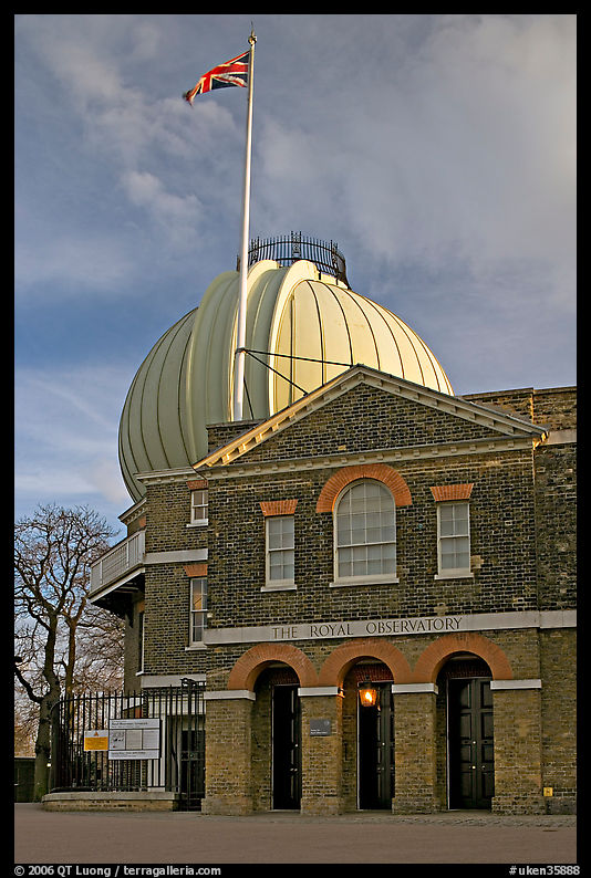Royal Greenwich Observatory, late afternoon. Greenwich, London, England, United Kingdom