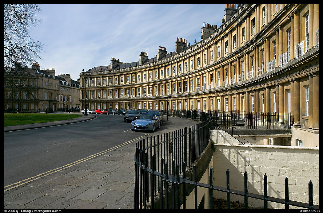 Royal Circus. Bath, Somerset, England, United Kingdom
