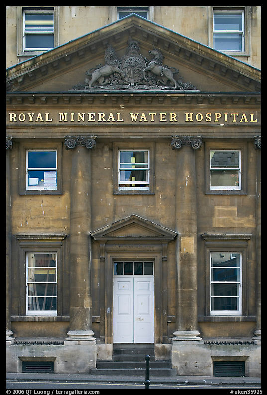 Royal mineral water hospital. Bath, Somerset, England, United Kingdom