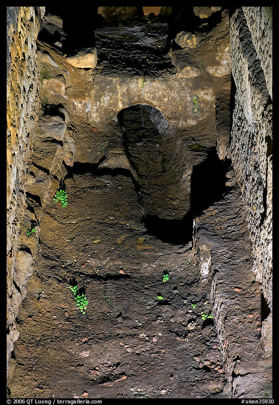 Original water conduct system in the Roman Bath. Bath, Somerset, England, United Kingdom