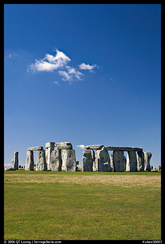 Prehistoric monument of megaliths, Stonehenge, Salisbury. England, United Kingdom